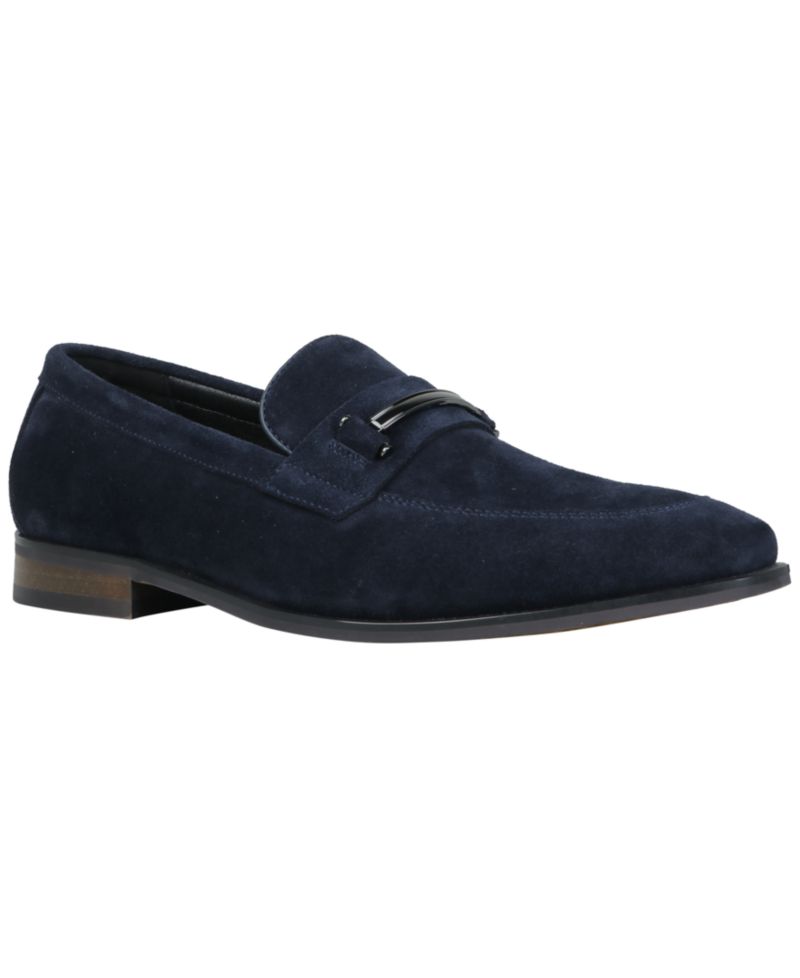 Men's Genuine Suede Slip-On Bit Loafers