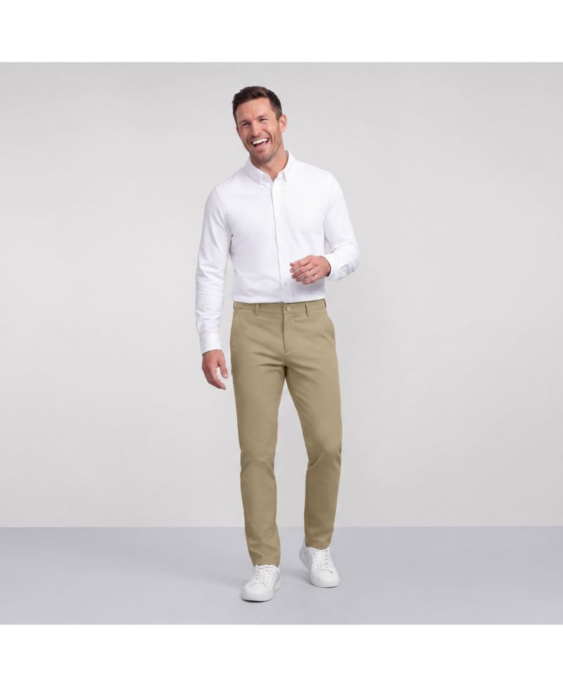 Men's Jetsetter Flat-Front Straight-Fit Casual Pants