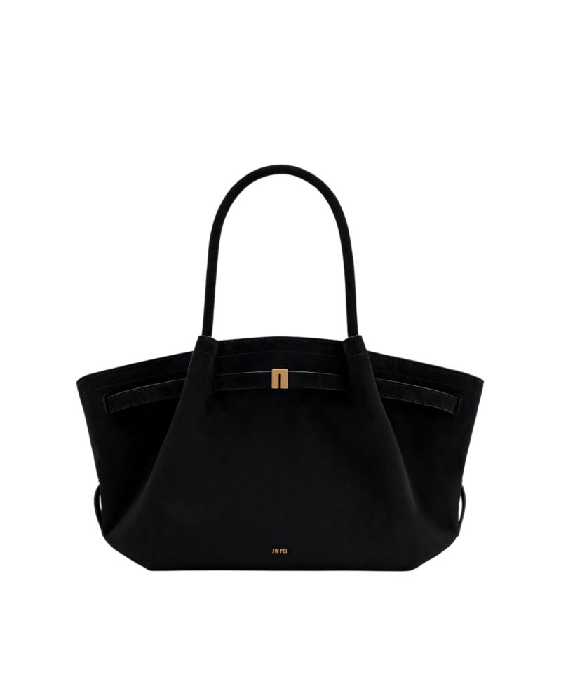 Hana Medium Faux Suede Tote Bag