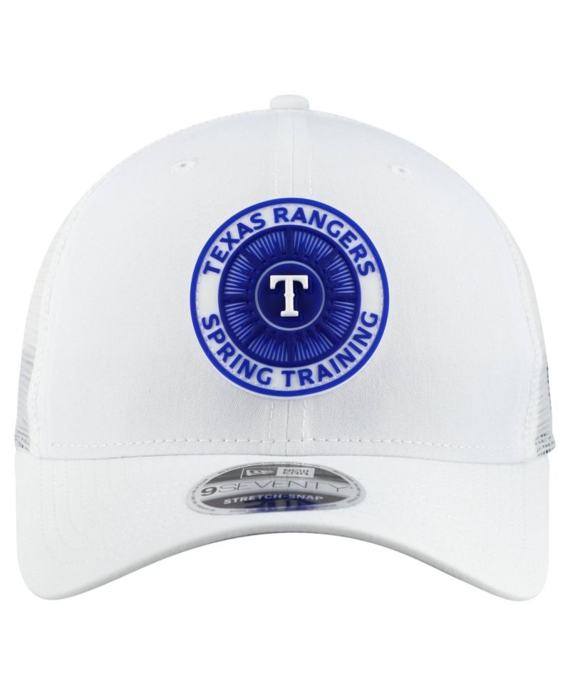 Men's White Texas Rangers 2026 Spring Training Fan Pack 9SEVENTY Adjustable Trucker Hat