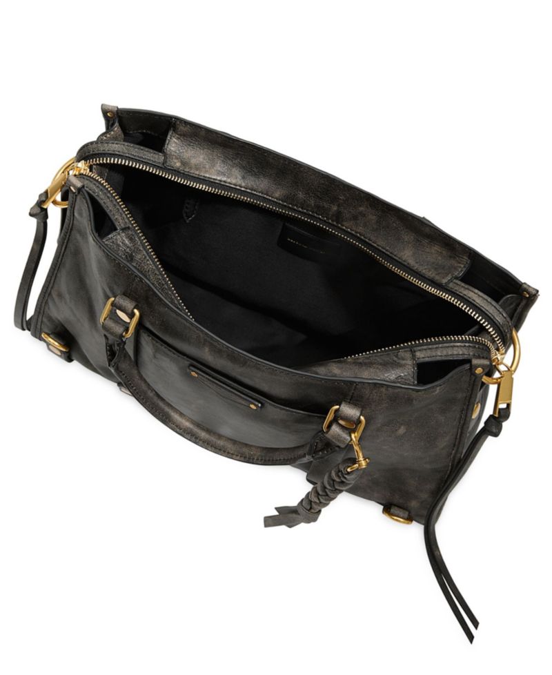 Surplus Large Leather Satchel Handbag