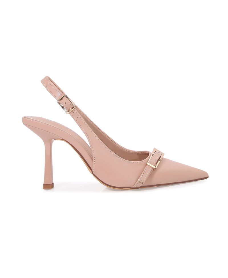 Women's Coraline Slingback Heels with Ornamental Buckle