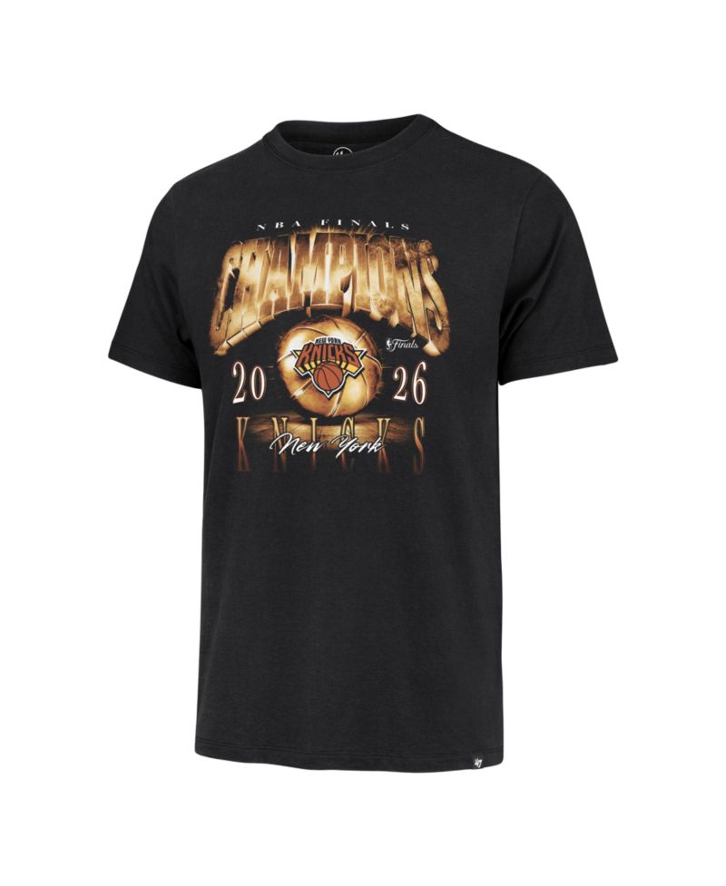Men's Black New York Knicks 2026 NBA Champions Franklin T-Shirt