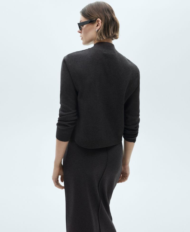 Women's Perkins-Neck Knitted Sweater