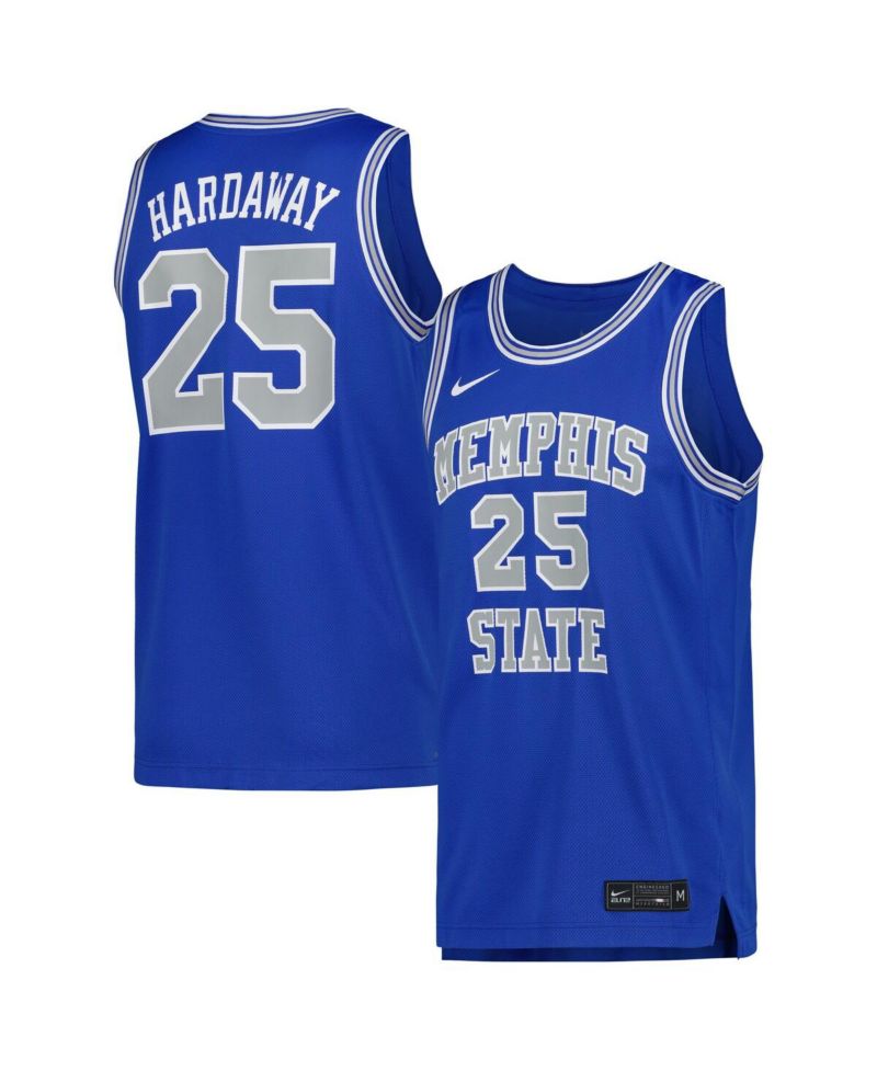 Men's Penny Hardaway Royal Memphis Tigers Retro Performance Basketball Jersey