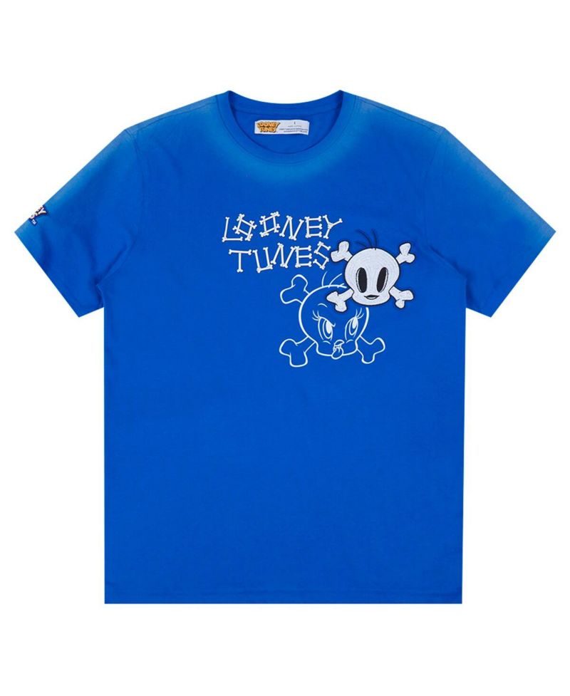 Men's Royal Looney Tunes Tweet Bones T-Shirt