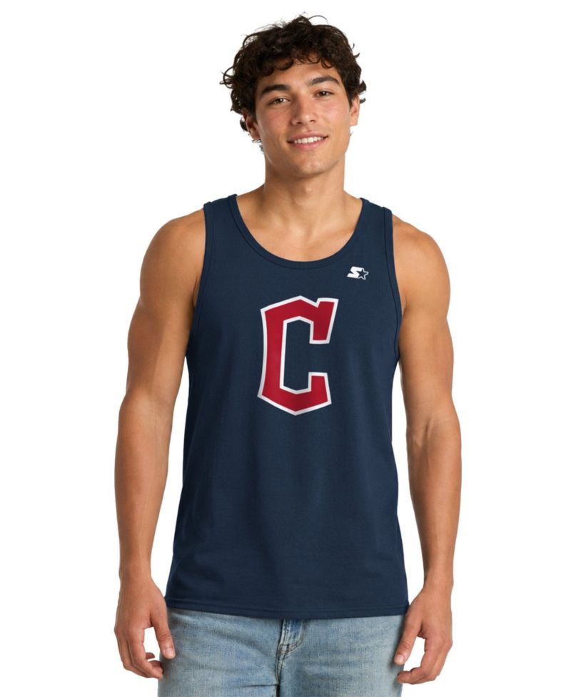 Men's Navy Cleveland Guardians Tank Top