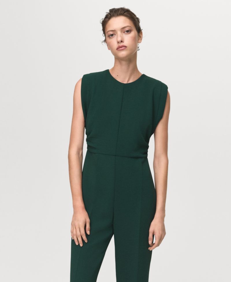 Women's Ruched Long Jumpsuit