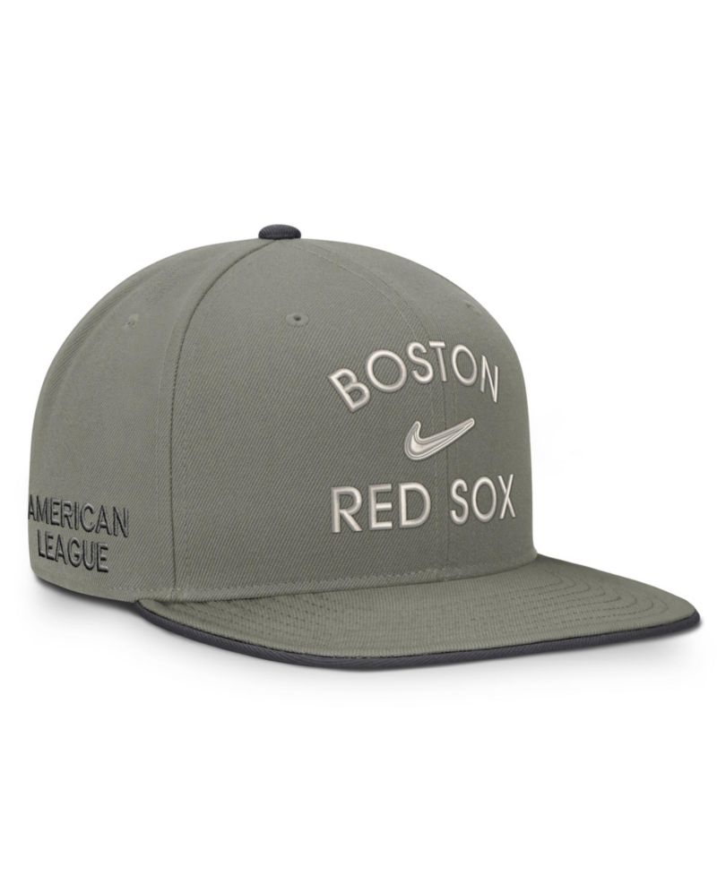 Men's Olive Boston Red Sox Pro Dri-FIT Snapback Hat