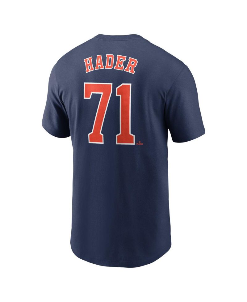 Men's Josh Hader Navy Houston Astros Fuse Name & Number T-Shirt