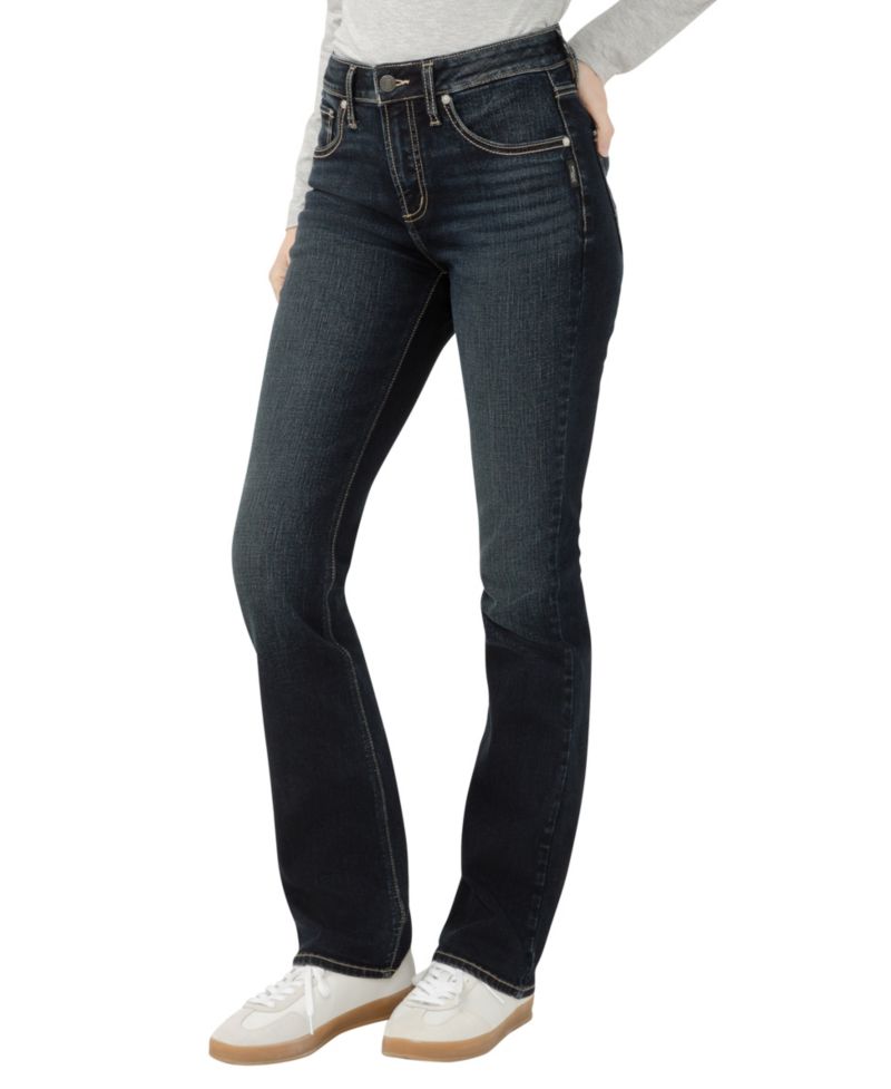 Women's Avery High Rise Curvy Fit Slim Bootcut Jeans