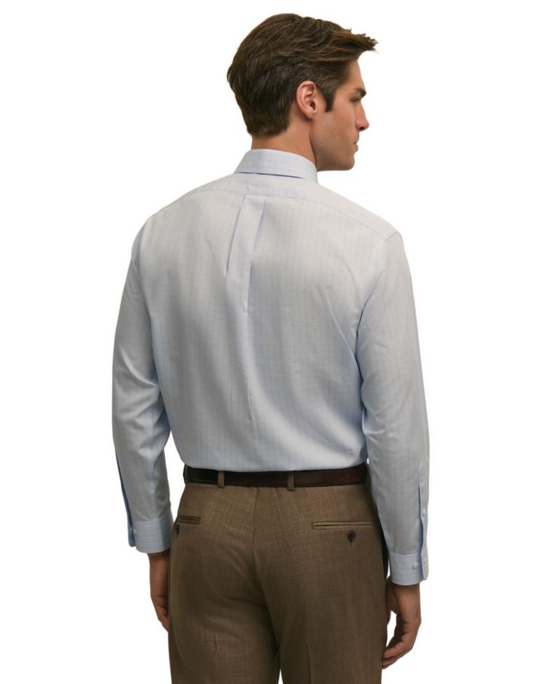 Men's Spread Collar Dress Shirt