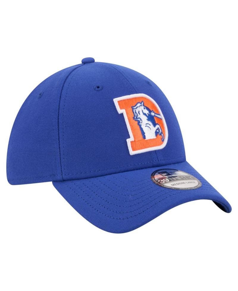 Men's Royal Denver Broncos Core Team 39THIRTY Flex Hat