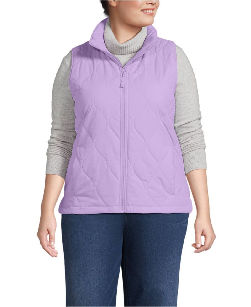 Plus Size FeatherFree Quilted Insulated Vest