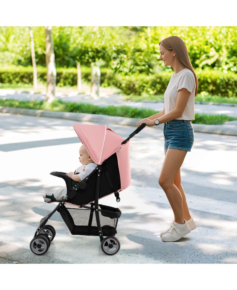/ Foldable, Lightweight, Travel-friendly, 5-Point Safety System / Toddler Stroller