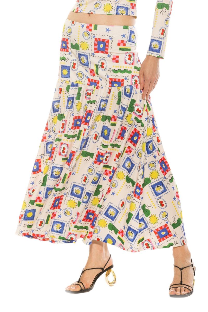 Women's Lia Shirred Maxi Skirt
