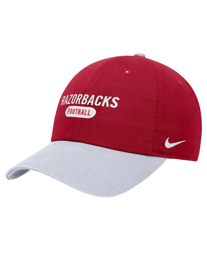Men's Cardinal Arkansas Razorbacks Color Block Club Adjustable Hat