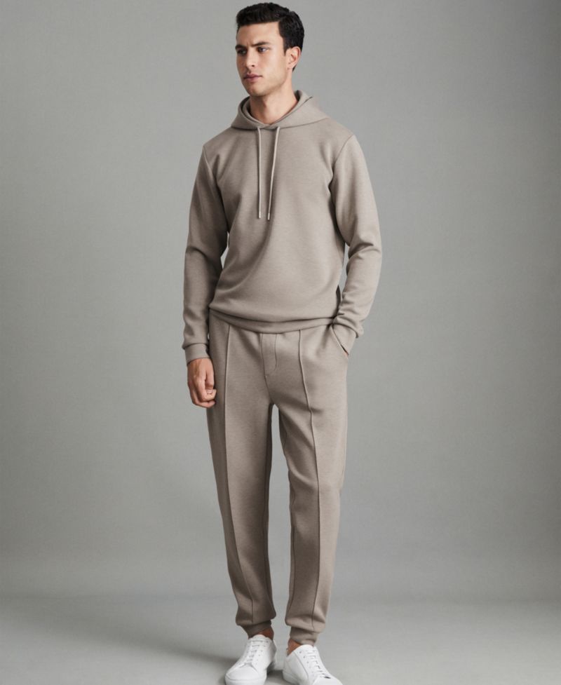Men's Fabien Interlock Jersey Drawstring Hoodie