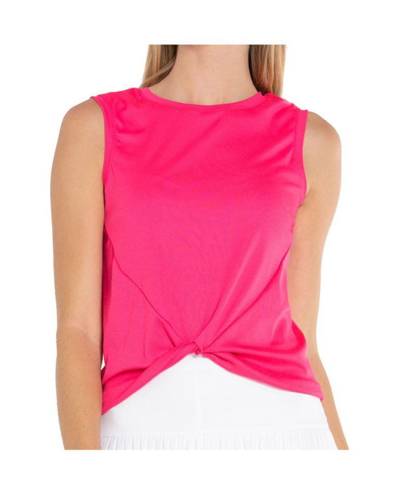 Women's Twist Front Tennis Tank Top