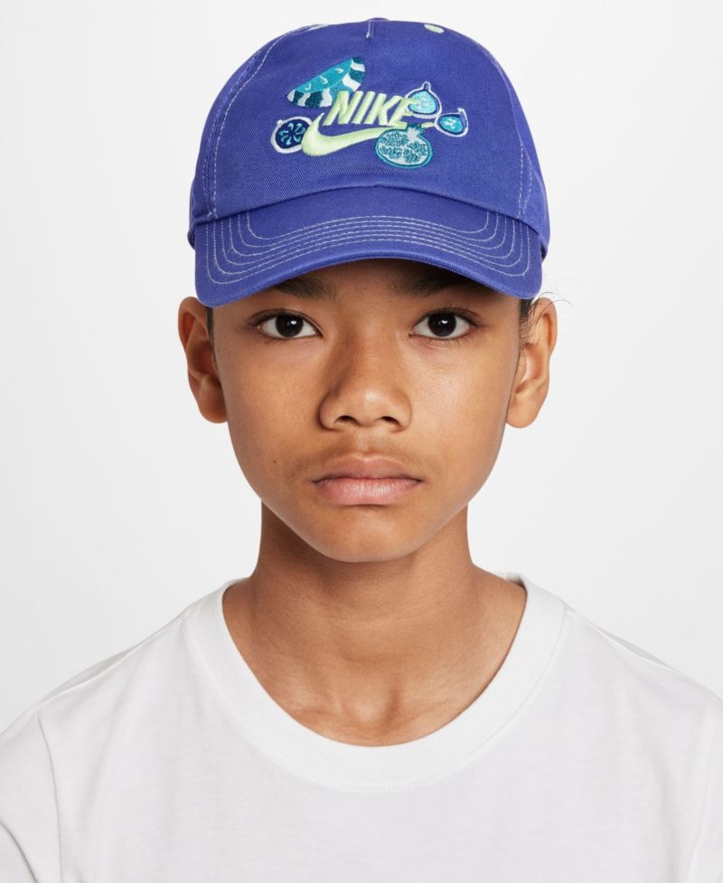 Big Boys and Girls Blue Fruit Club Adjustable Hat
