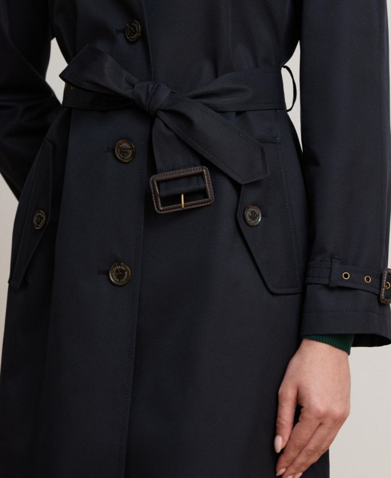 Women's Belted Lined Trench Coat