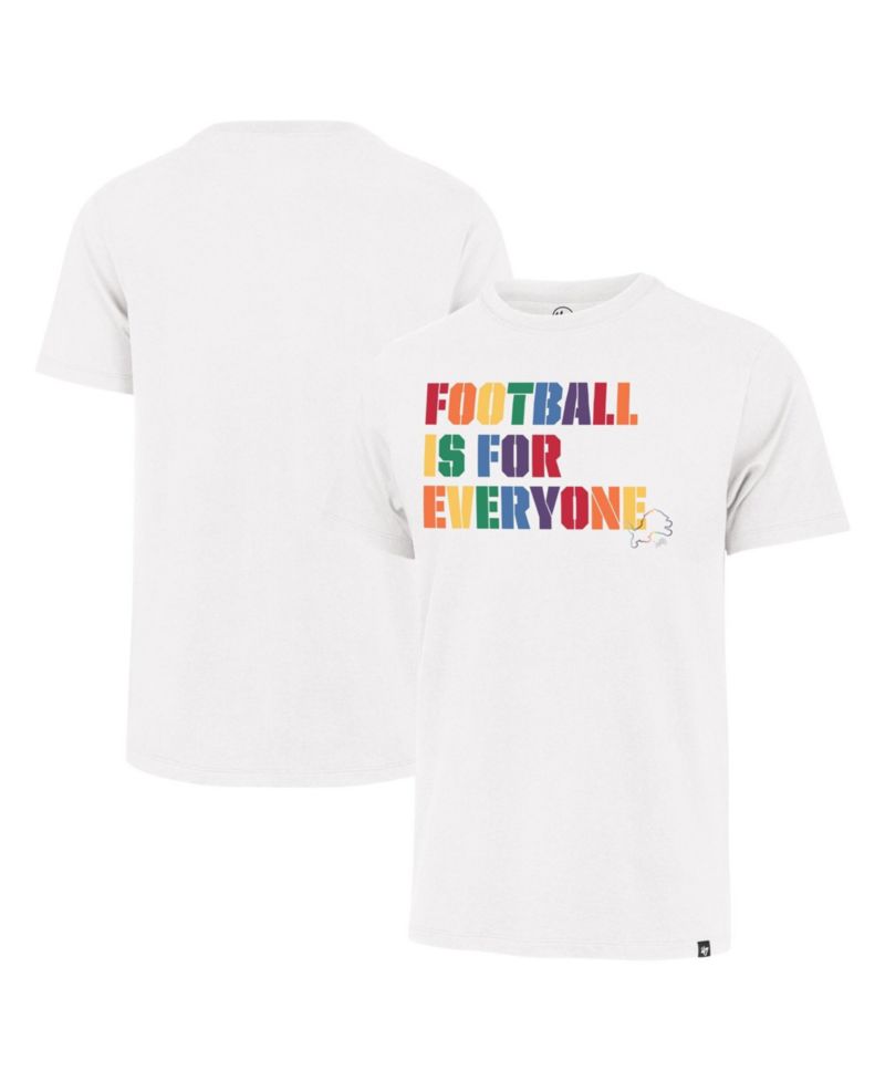 Men's White Detroit Lions Pride Franklin T-Shirt