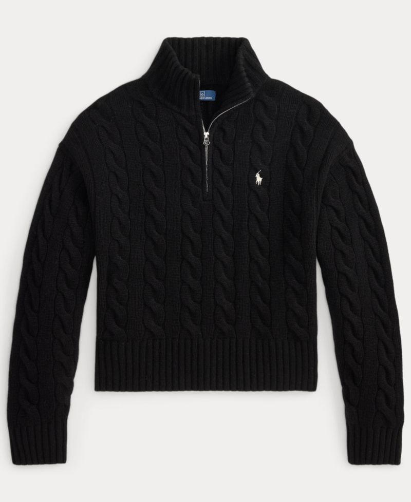 Women's Wool Cashmere Long-Sleeve Sweater