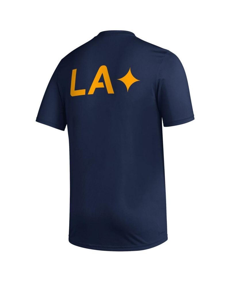 Men's Navy LA Galaxy Team Jersey Hook AEROREADY T-shirt