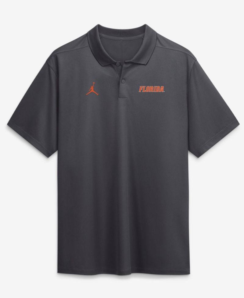 Men's Anthracite Florida Gators Dri-FIT Victory Polo Shirt