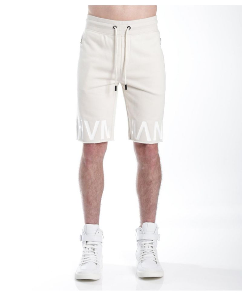 Men's French Terry Sweatshot In Cream