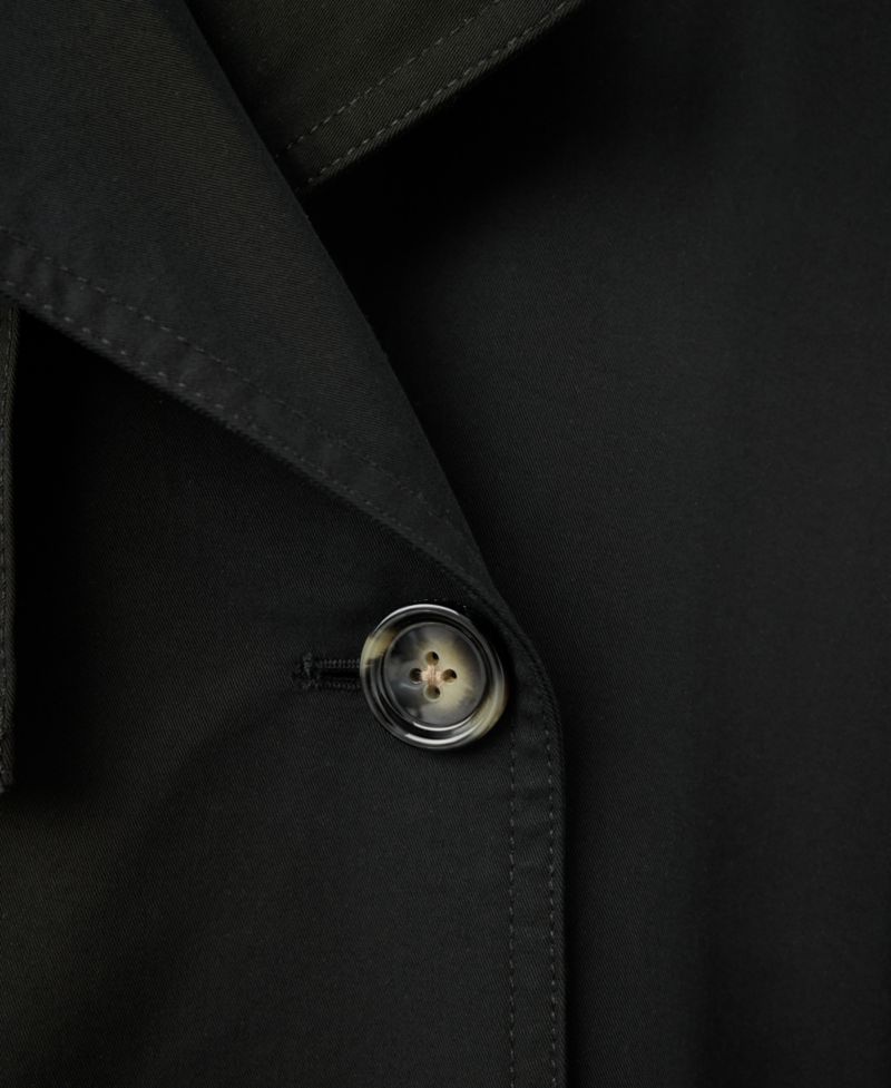 Women's Long Double-Breasted Trench Coat
