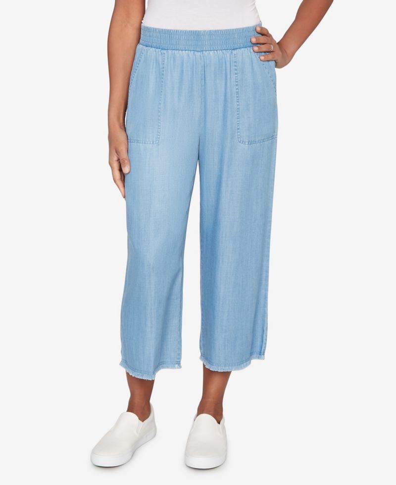 Women's Beachcomber Wide-Leg Patch Pocket Ankle Pant