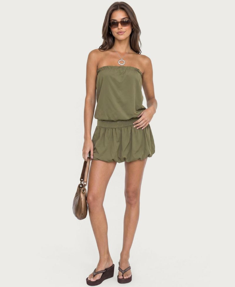 Women's Layton Studded Strapless Bubble Mini Dress