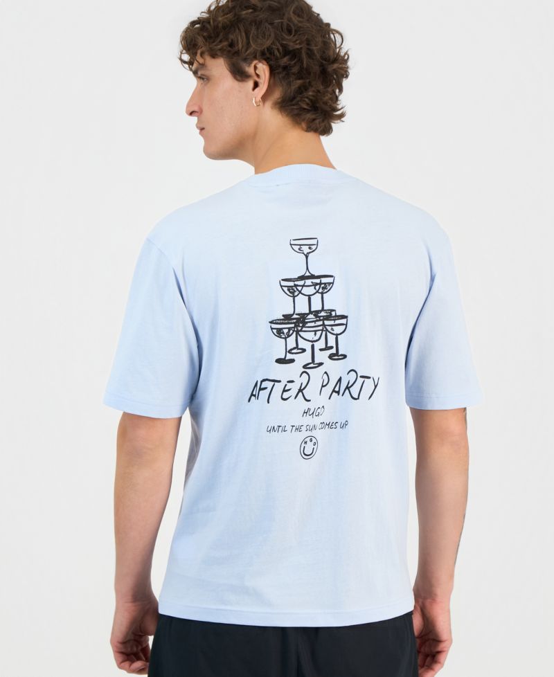 Men's Nucavo Cotton Logo Graphic T-Shirt