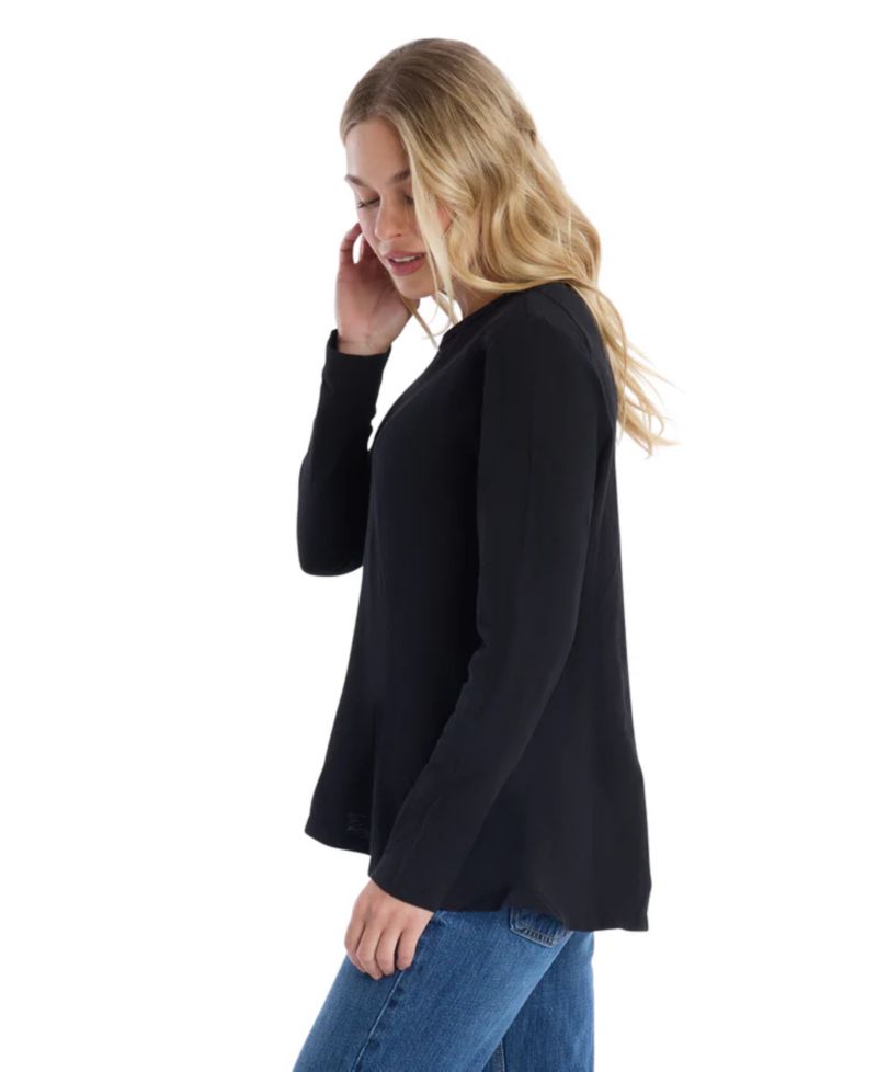 Women's Clothing Round Neck Long Sleeve Tee