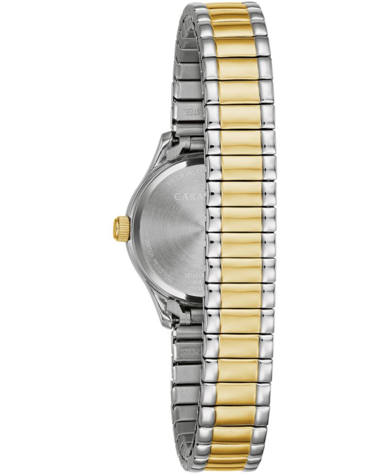 Women's Two-Tone Stainless Steel Expansion Bracelet Watch 24mm