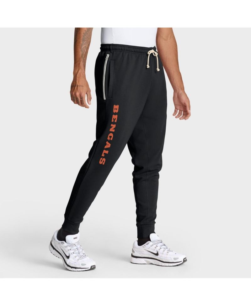 Men's Black Cincinnati Bengals Sideline Standard Issue Ground Game Dri-FIT Taper Pants