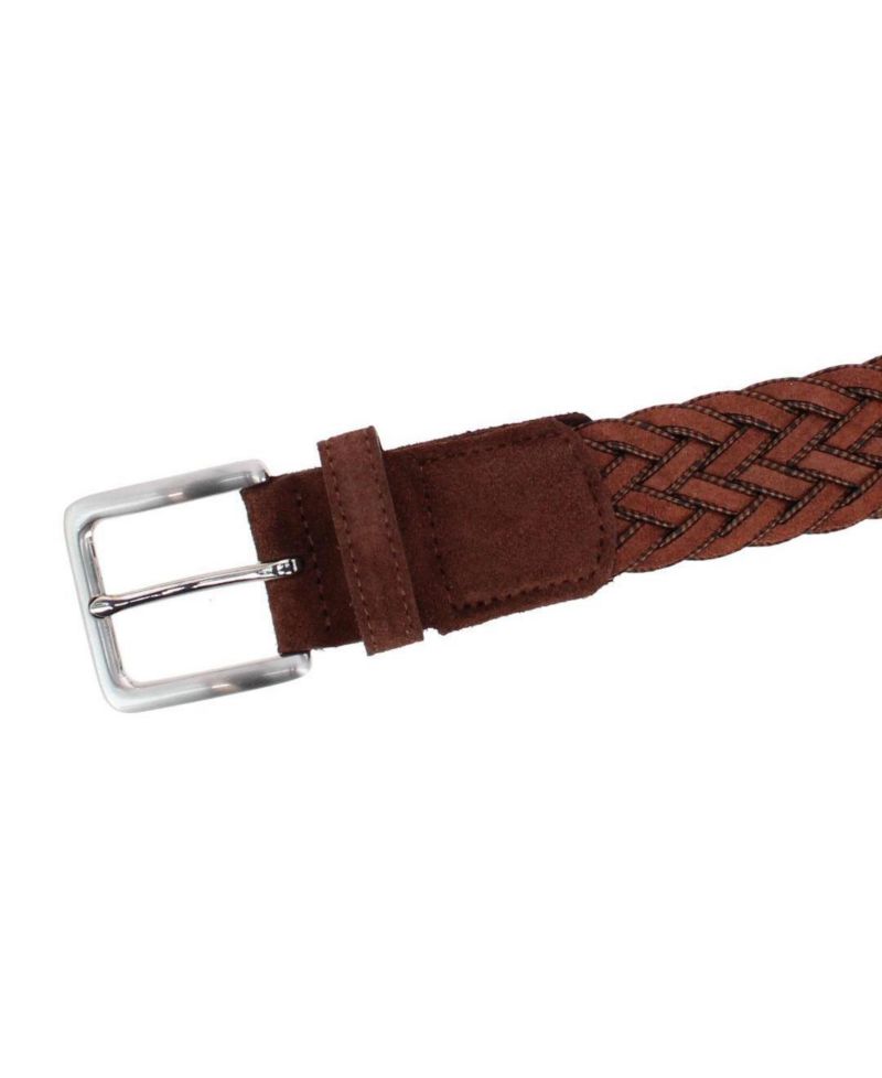 Big & Tall Apollo Italian Braided Suede Versatile Belt
