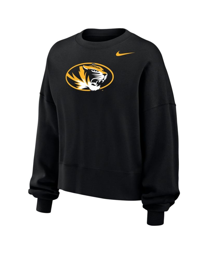 Women's Black Missouri Tigers Phoenix Fleece Pullover Sweatshirt