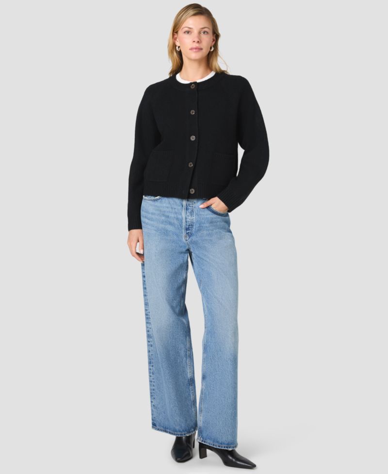 Women's Suzie Knit Cozy Crewneck Long-Sleeve Cardigan