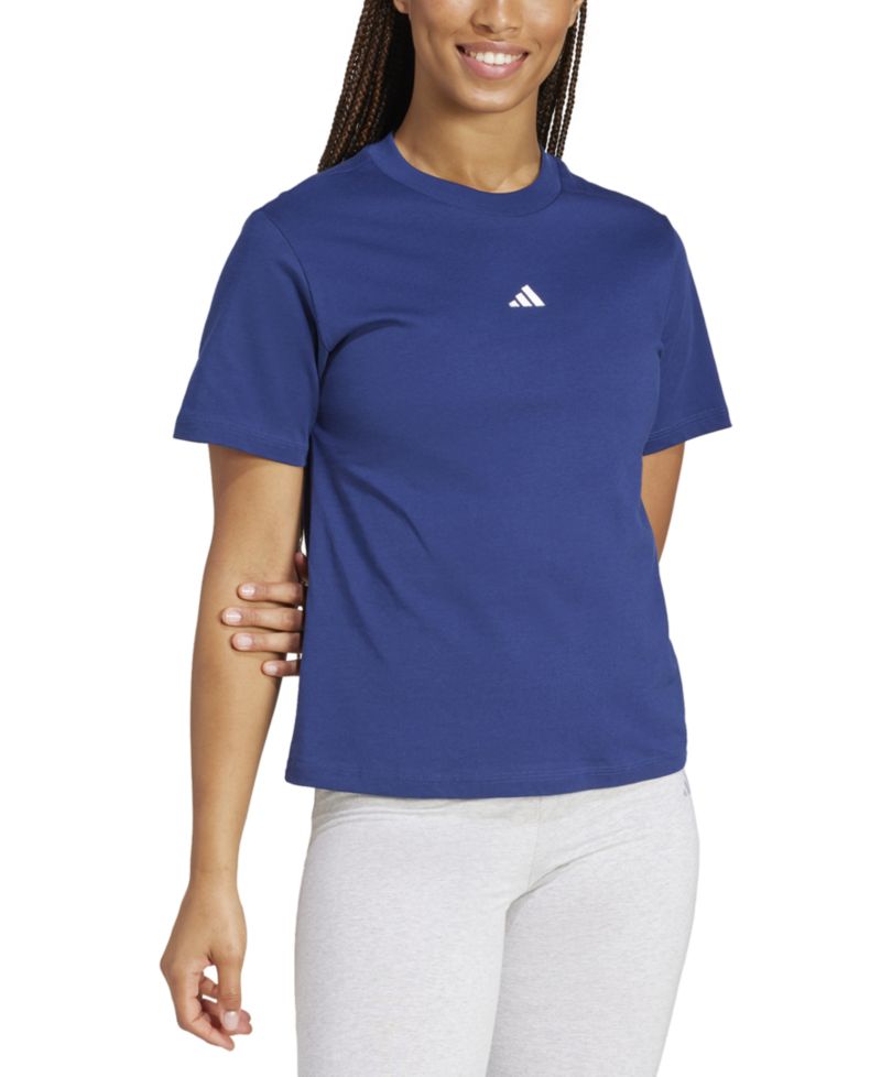 Plus Size Short-Sleeve Cotton Crewneck Logo T-Shirt