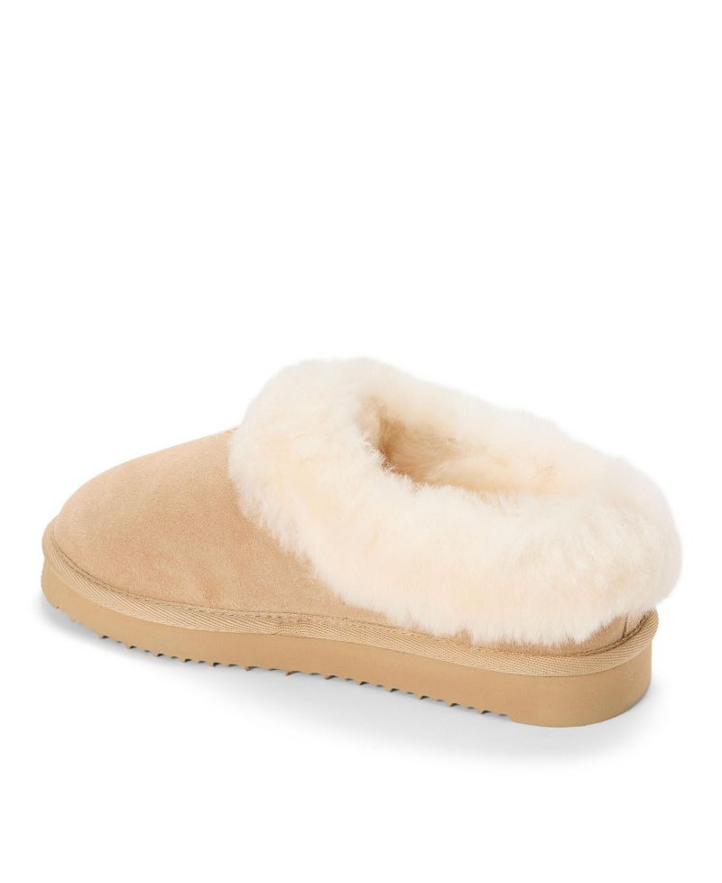 Women's Fireside by Adelaide Genuine Shearling Clog Slipper