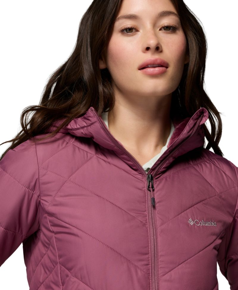 Women's Heavenly Long Hooded Insulated Water-Resistant Jacket