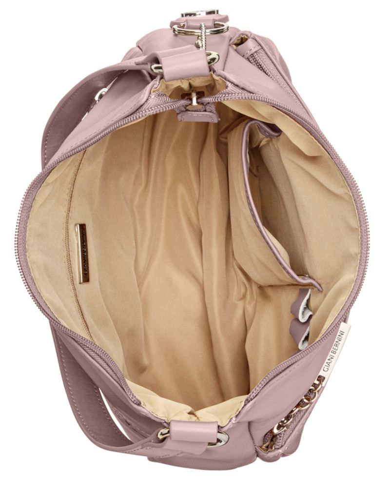Nappa Leather Hobo Bag