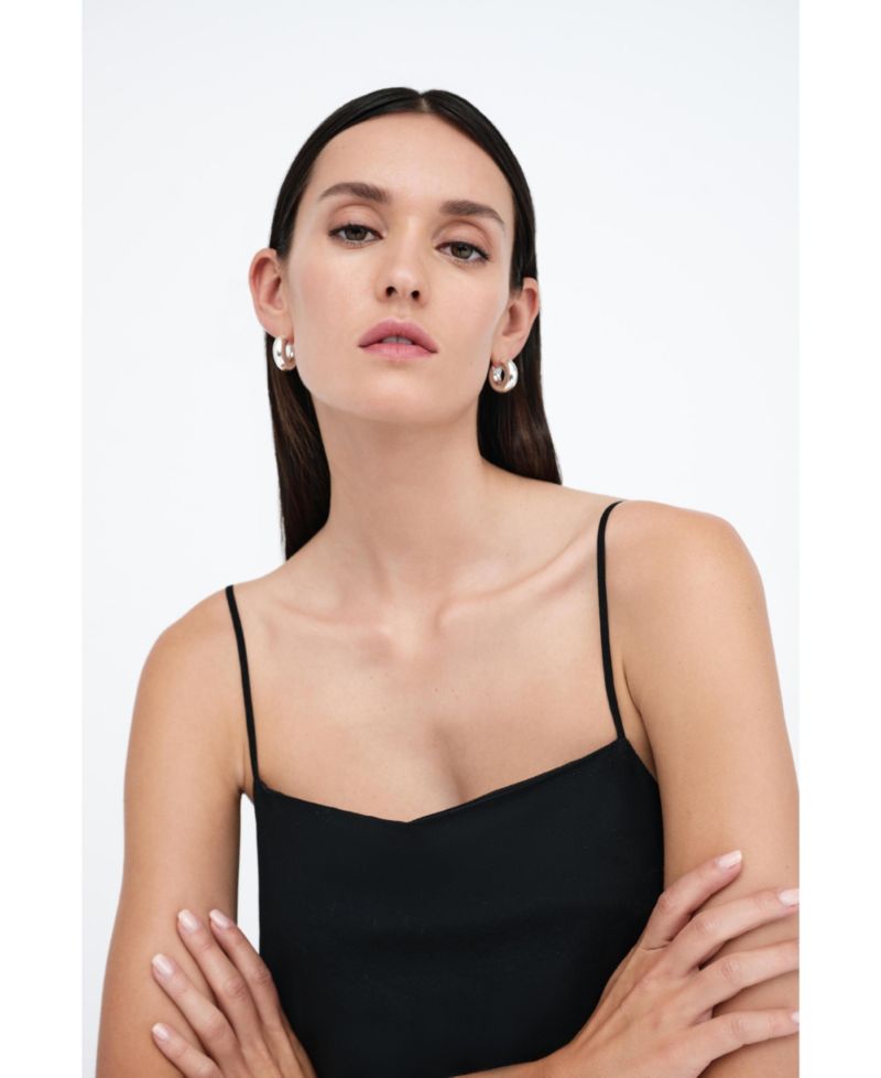 Women's Pelham Square-Neck Spaghetti-Strap Cotton A-Line Maxi Dress