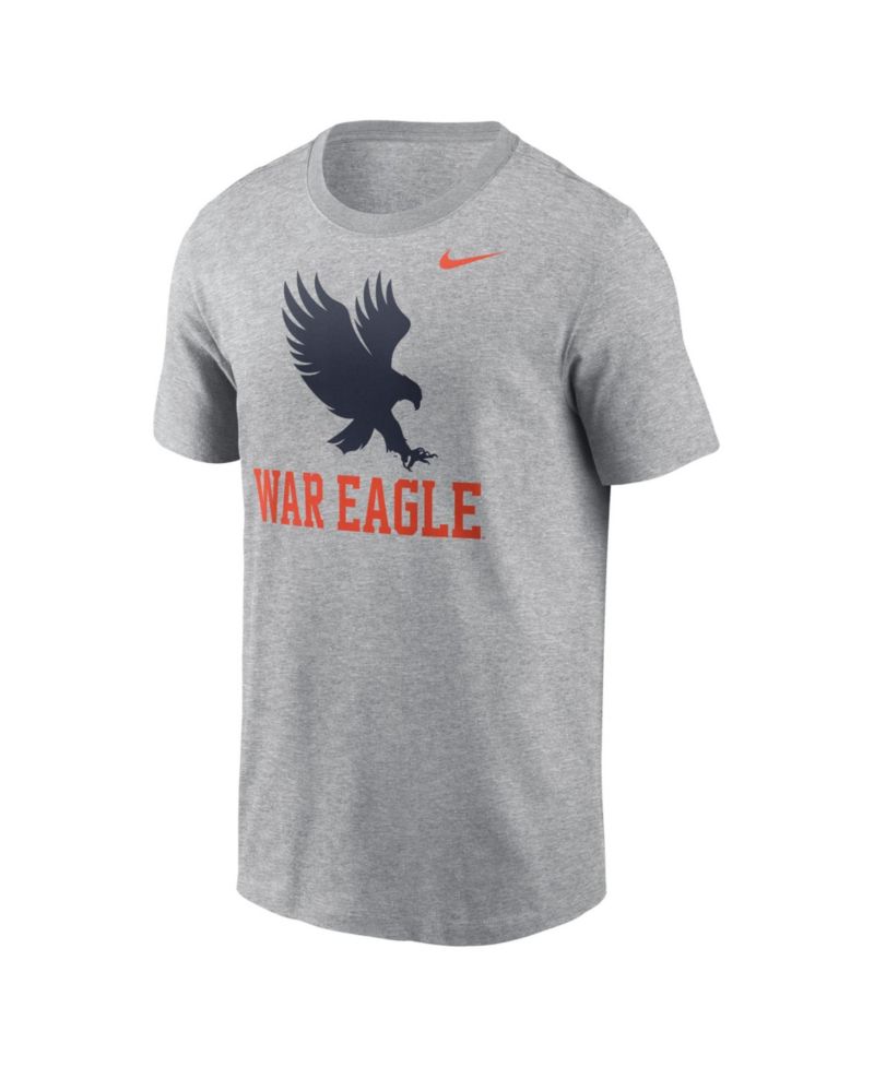 Men's Gray Auburn Tigers Primetime Logo Mantra T-Shirt