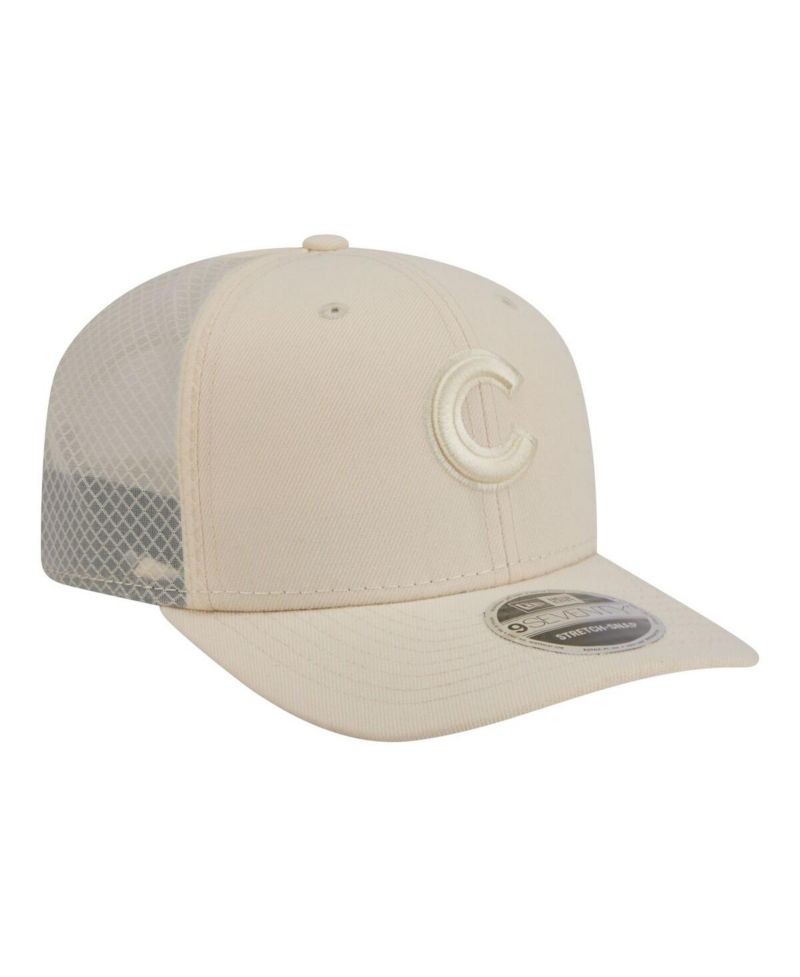 Men's Light Beige Chicago Cubs Color Pack 9SEVENTY Trucker Adjustable Hat