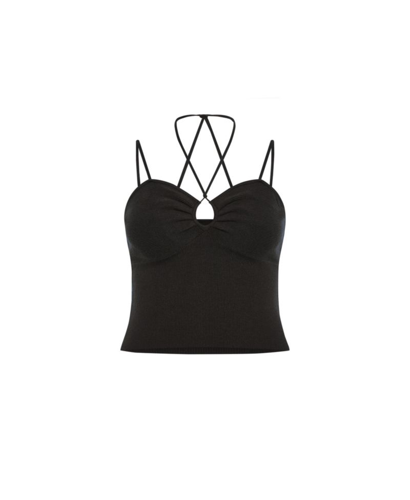 Women's Jez Ribbed Halter Top
