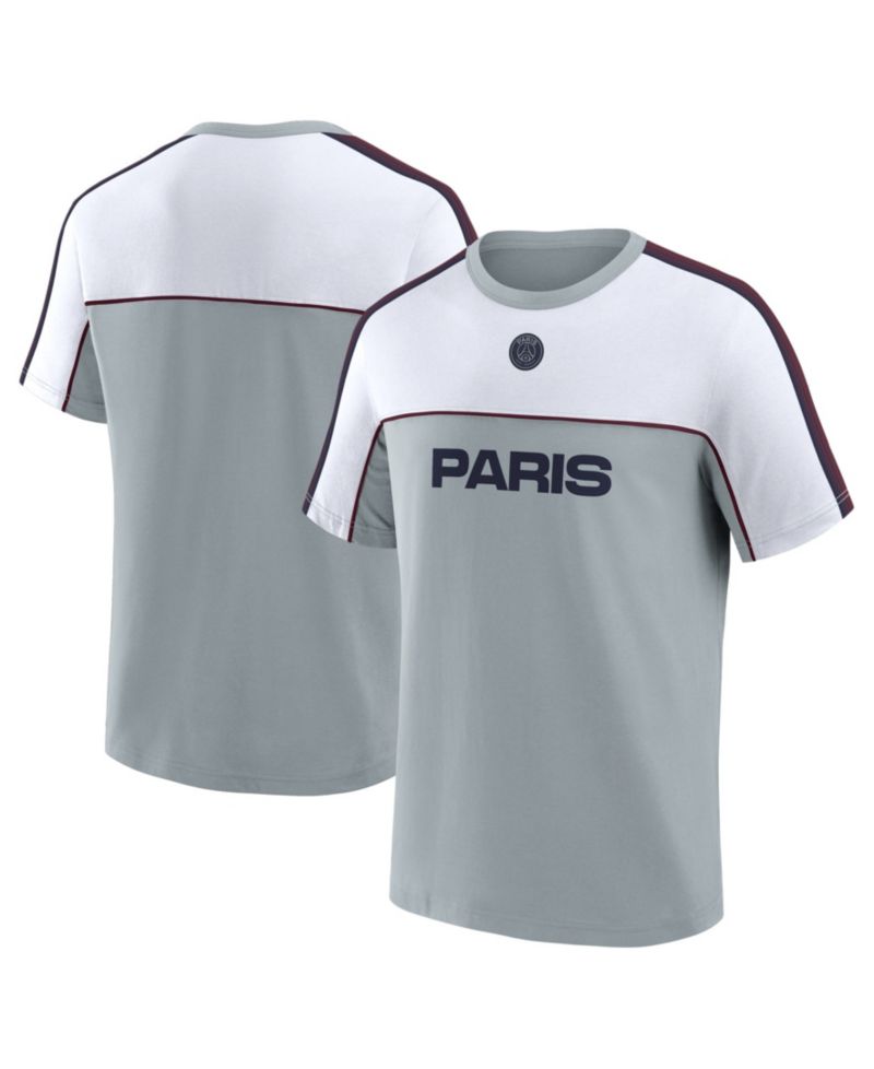 Men's Paris Saint-Germain Retro Suede Lockup Relaxed-Fit T-Shirt