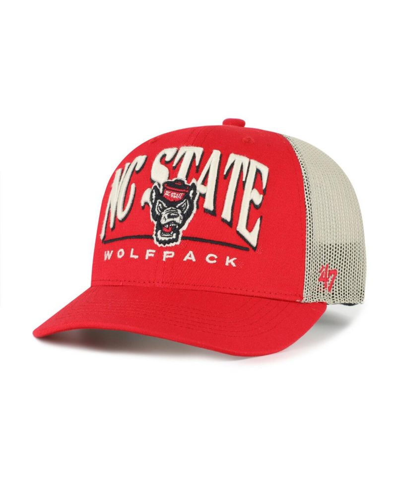 Men's Red NC State Wolfpack Arid Adjustable Trucker Hat